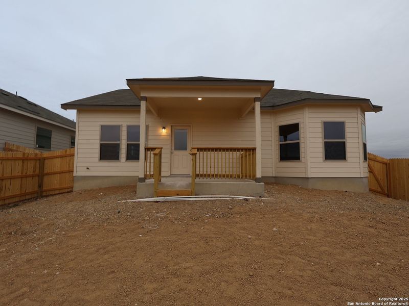 Exterior details and patio area of a home in Paloma Park, Converse (Image 26). Exterior details and patio area of a home in Paloma Park, Converse (Image 26).