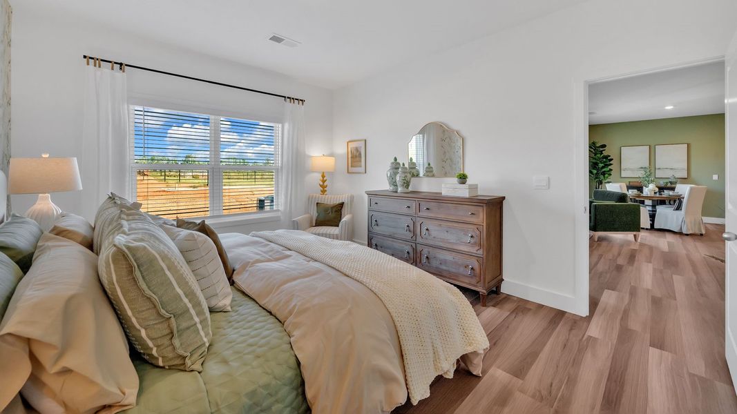 Furnished interior in a model home at Price's Point in Knoxville (Image 18).