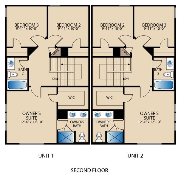2D floor plan layout of this home in Whisper Valley, Manor, TX (Image 6). 2D floor plan layout of this home in Whisper Valley, Manor, TX (Image 6).