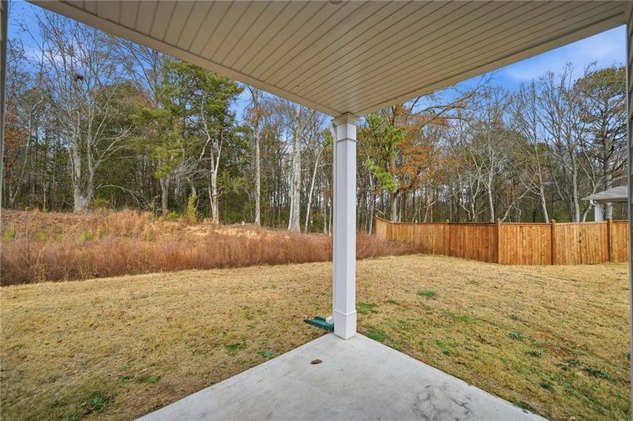 Exterior details and patio area of a home in , Cartersville (Image 4).