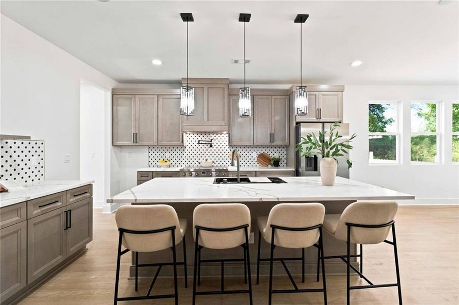 Furnished interior view inside a new home in , Griffin (Image 47).
