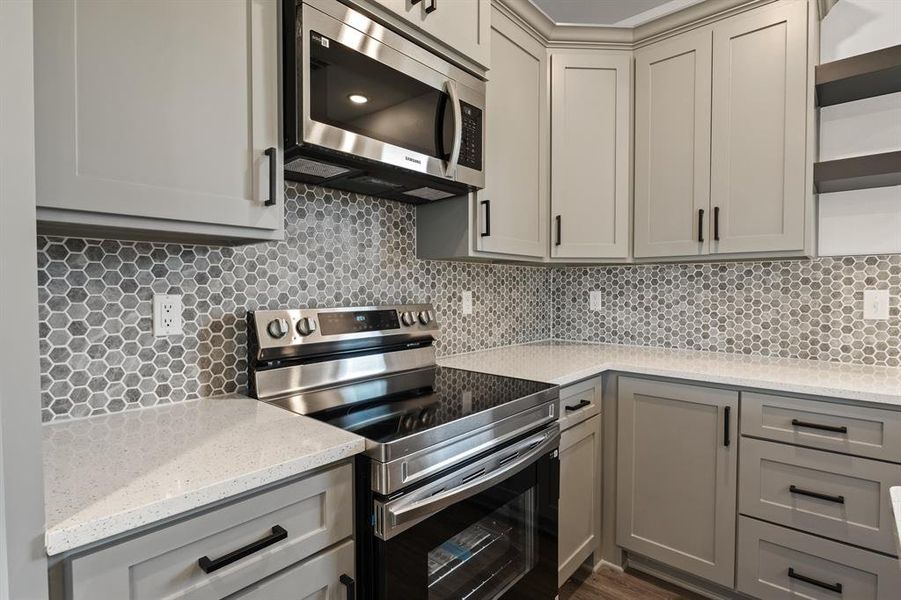 Furnished interior view inside a new home in , Pittsburg (Image 8).