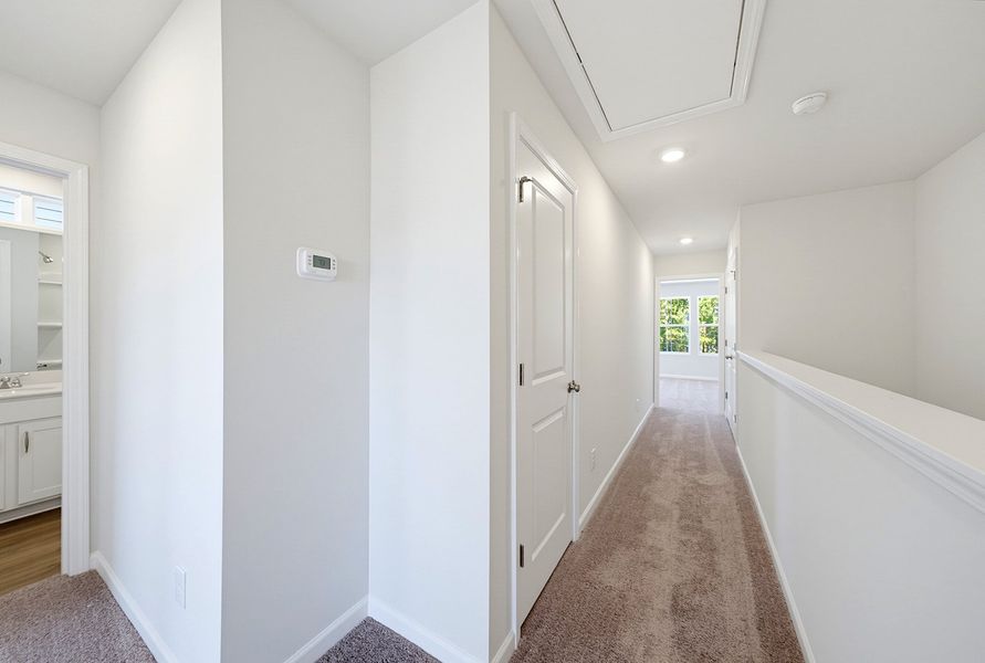 Spacious, unfurnished interior of a new home in Sweetbrier, Durham (Image 21).