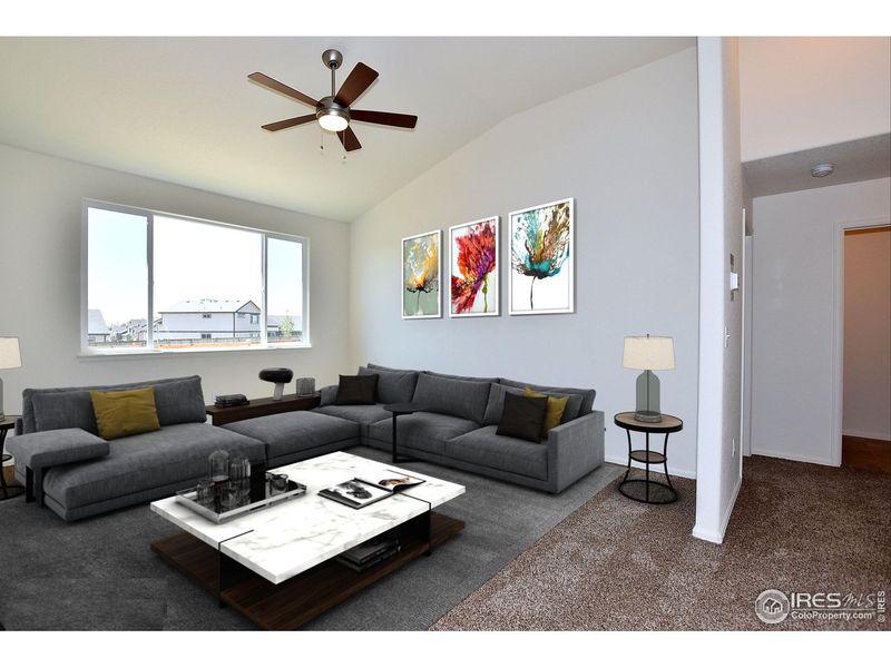 Furnished interior view inside a new home in , Johnstown (Image 18).