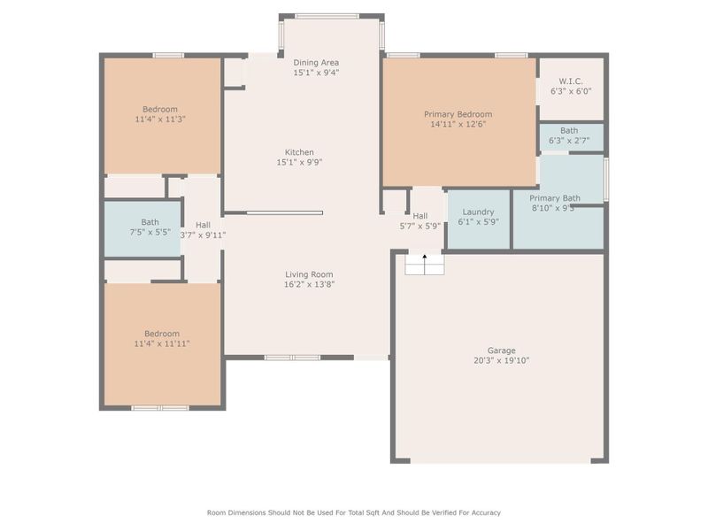 2D floor plan layout of this home in , Mount Pleasant, NC (Image 5).