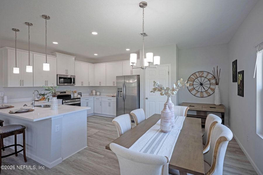 Furnished interior view inside a new home in , Jacksonville (Image 33).