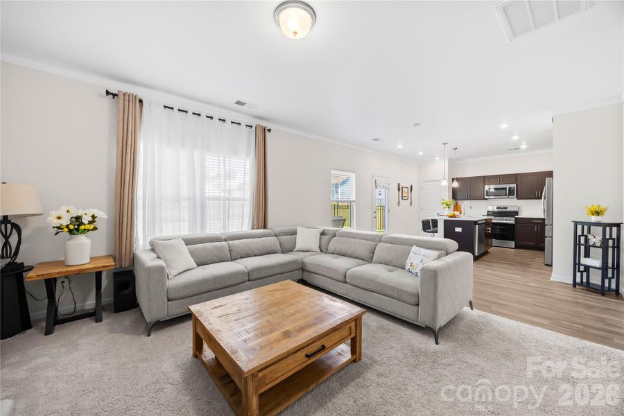 Furnished interior view inside a new home in Orchard Creek, Charlotte (Image 8).