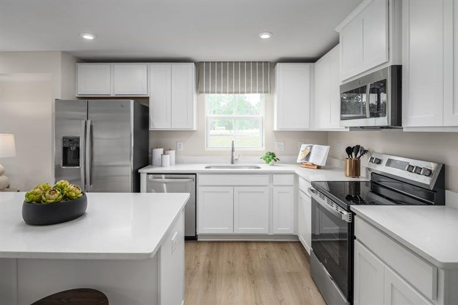 Furnished interior view inside a new home in Highland Park Condos, White House (Image 2).