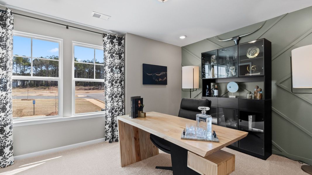 Furnished interior view inside a new home in Bowers Farm Townhomes, McDonough (Image 16).