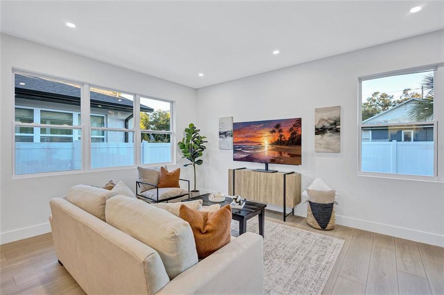 Furnished interior view inside a new home in , Gulfport (Image 18).