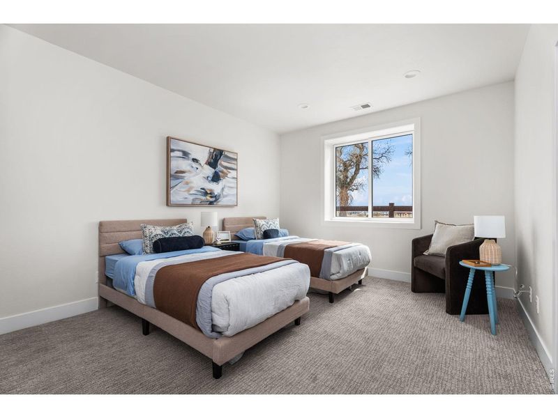 Furnished interior view inside a new home in , Timnath (Image 23).