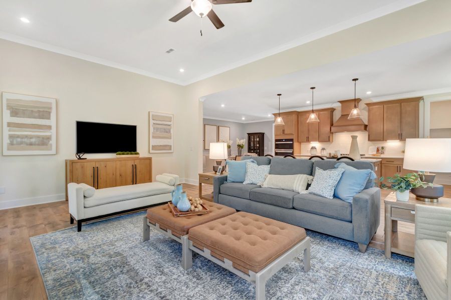 Representative furnished interior of a home built from the Hatteras by Beazer Homes in Stonewood Estates, Durham (Image 6).