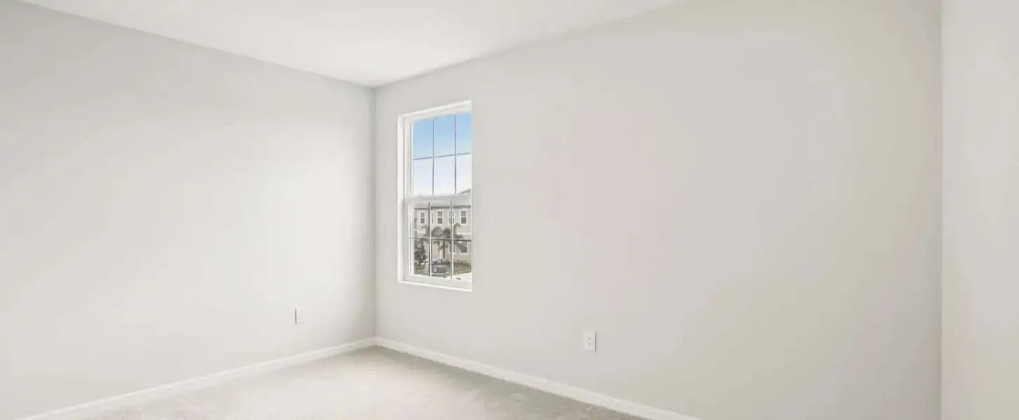 Bedroom 4 located off the front of the home - Representative images and renderings are for illustrative purposes. Actual structural options and design finishes of home may vary.