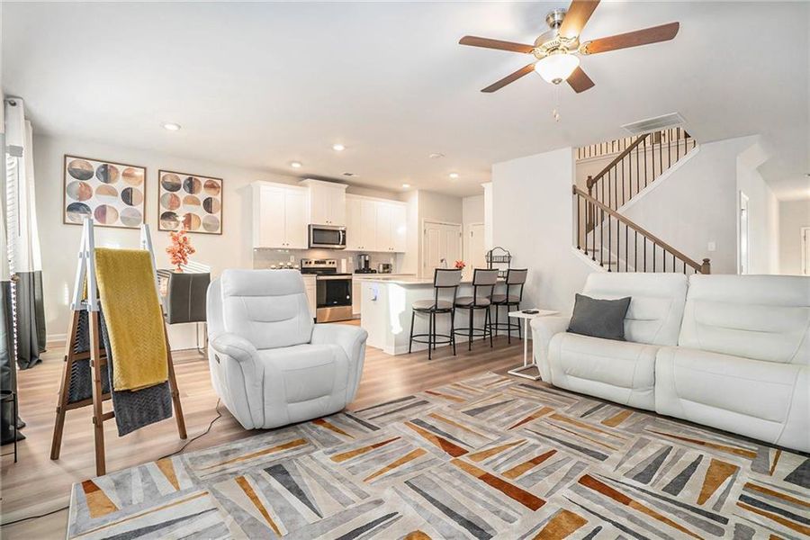 Furnished interior view inside a new home in Adagio, Dacula (Image 21).