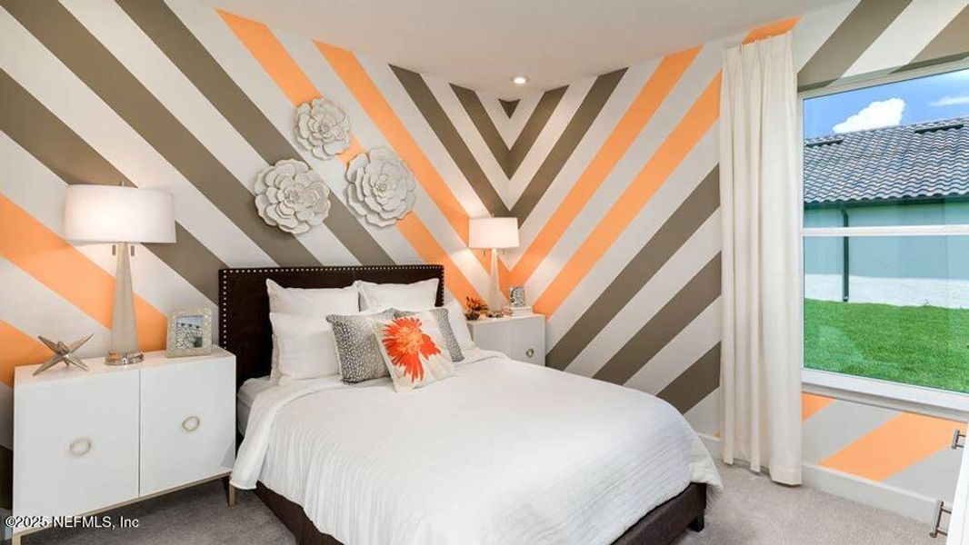 Furnished interior view inside a new home in Colbert Landings, Palm Coast (Image 8).