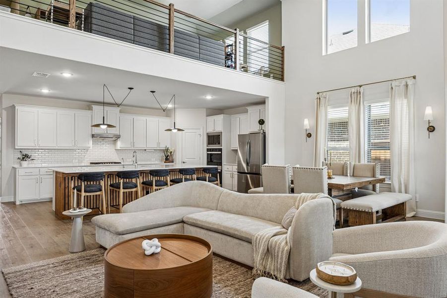 Furnished interior view inside a new home in , Little Elm (Image 26).