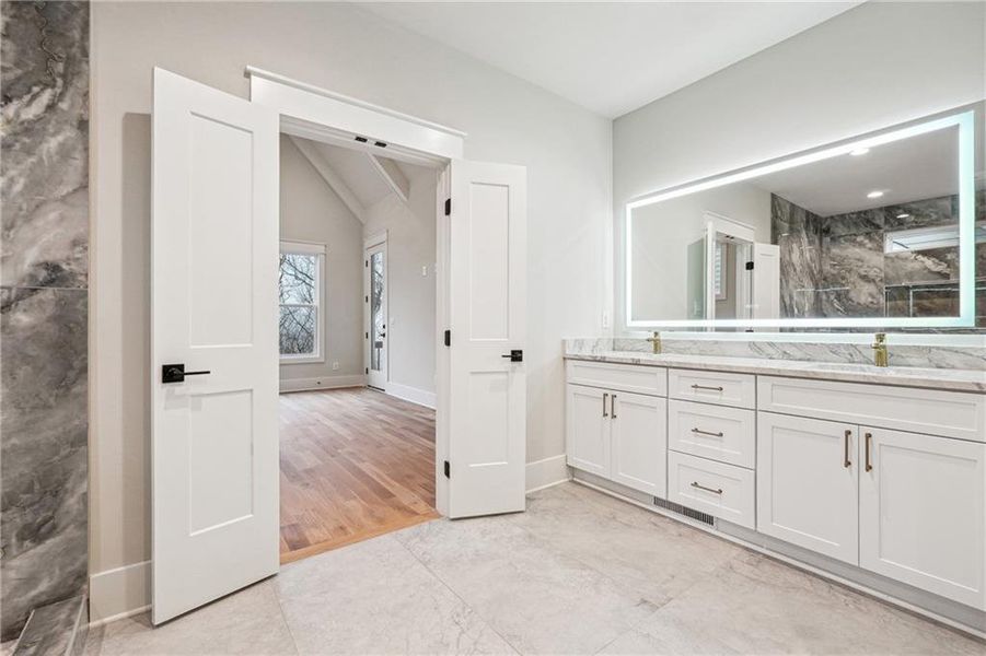Furnished interior view inside a new home in , Dawsonville (Image 15).