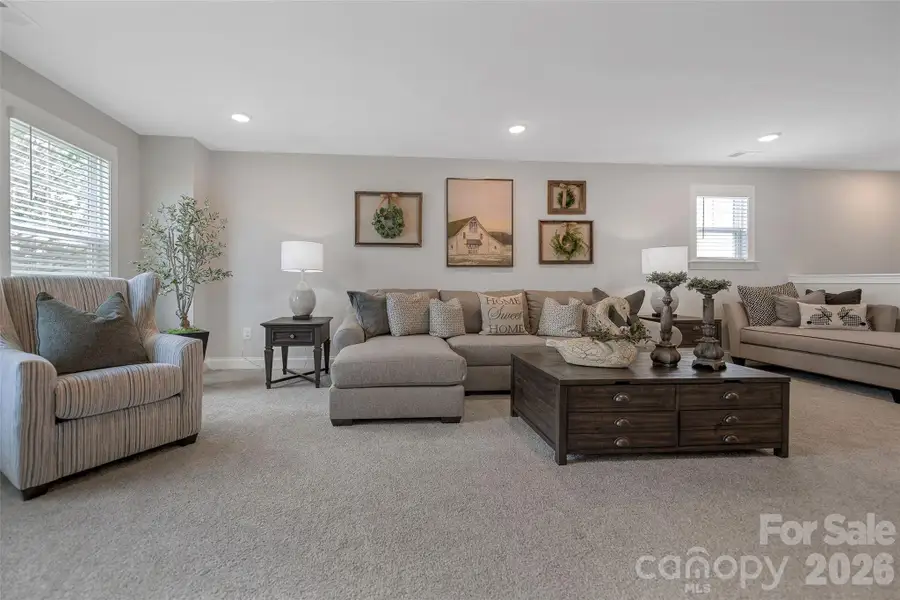 Furnished interior view inside a new home in , Clover (Image 27).
