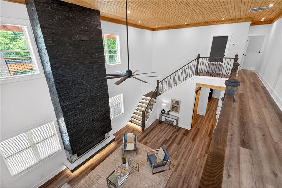 Furnished interior view inside a new home in , Dahlonega (Image 41).