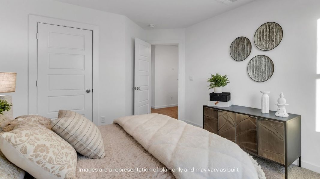 Furnished interior view inside a new home in Allen Farms, Lubbock (Image 23).