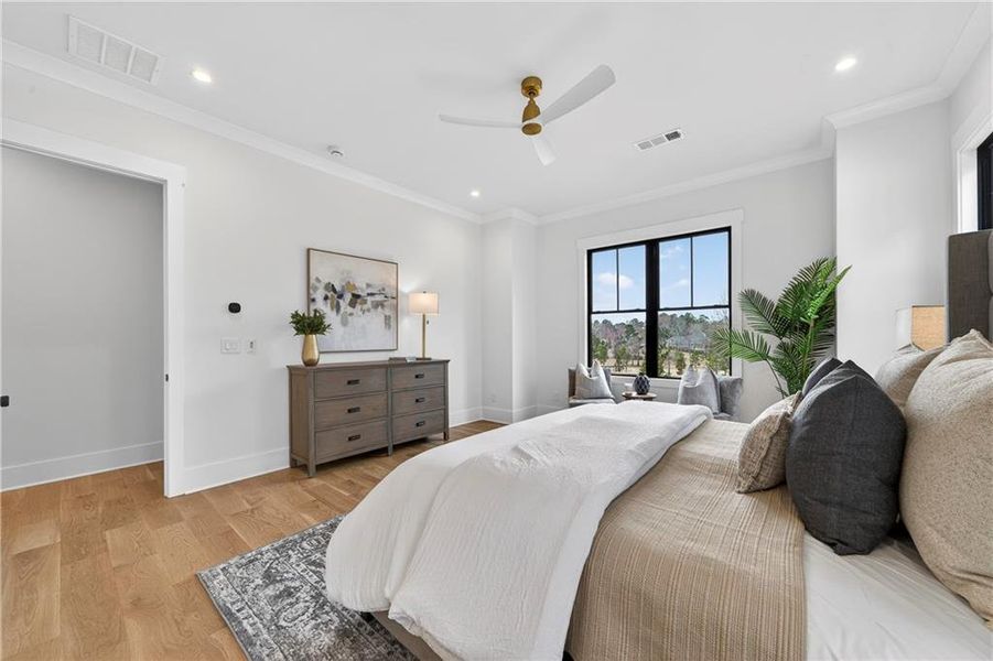 Furnished interior view inside a new home in , White Plains (Image 46).