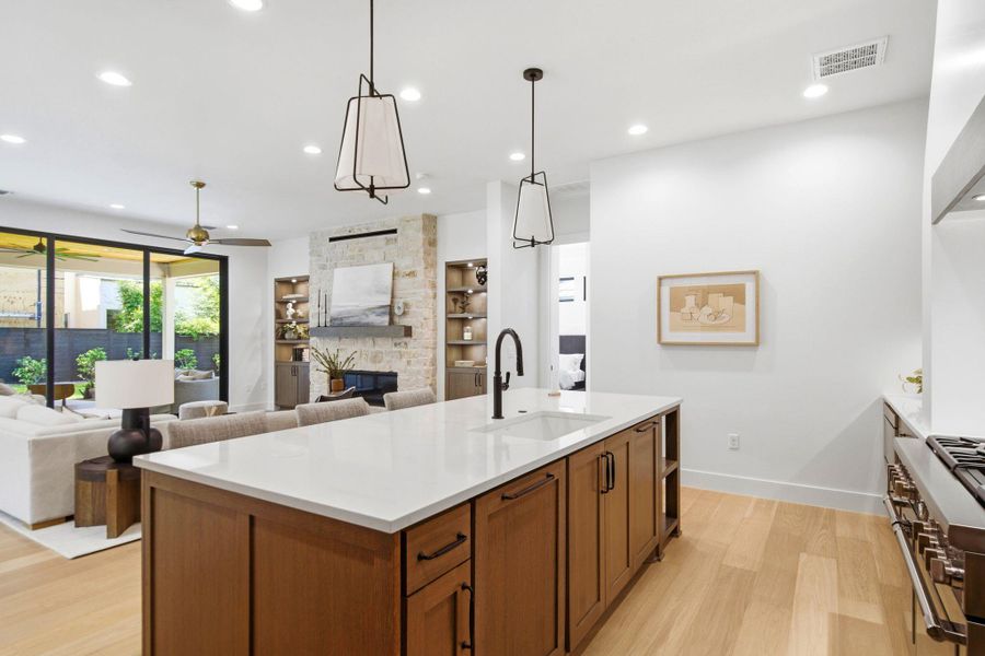 Furnished interior view inside a new home in , Austin (Image 5).