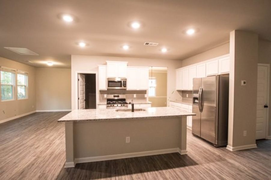 Representative furnished interior of a home built from the Reynolds by Piedmont Residential in Hampton Ridge, Jefferson (Image 5).