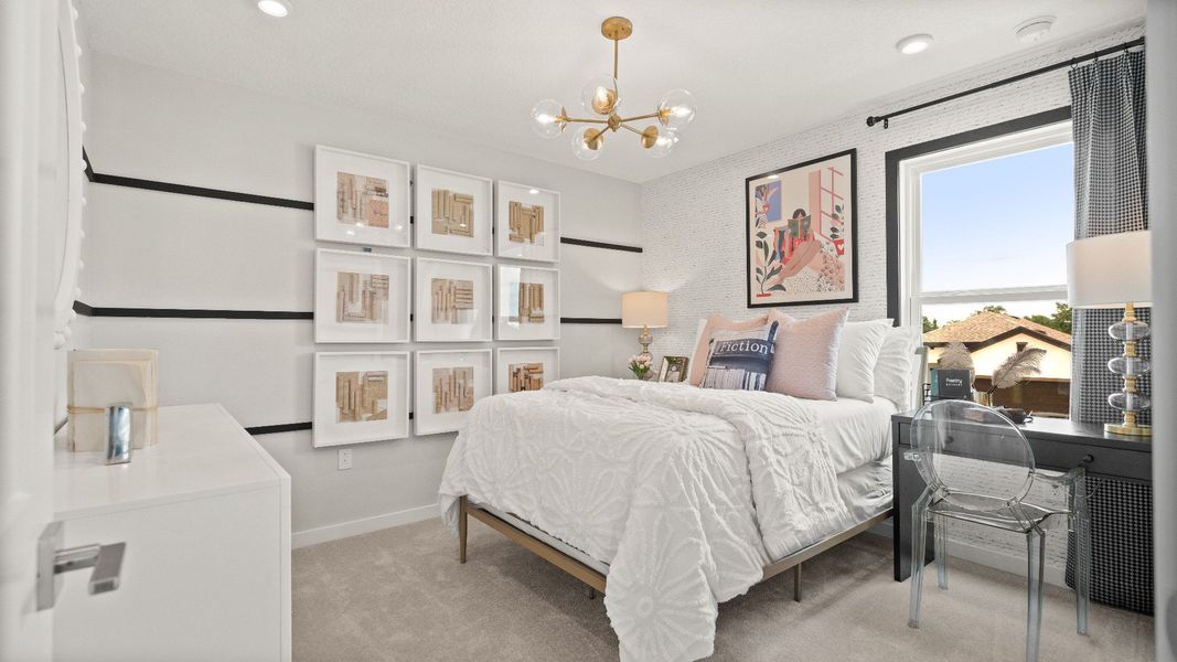 Representative furnished interior of a home built from the Jupiter by DRB Homes in Liberty Trace, Haines City (Image 40).