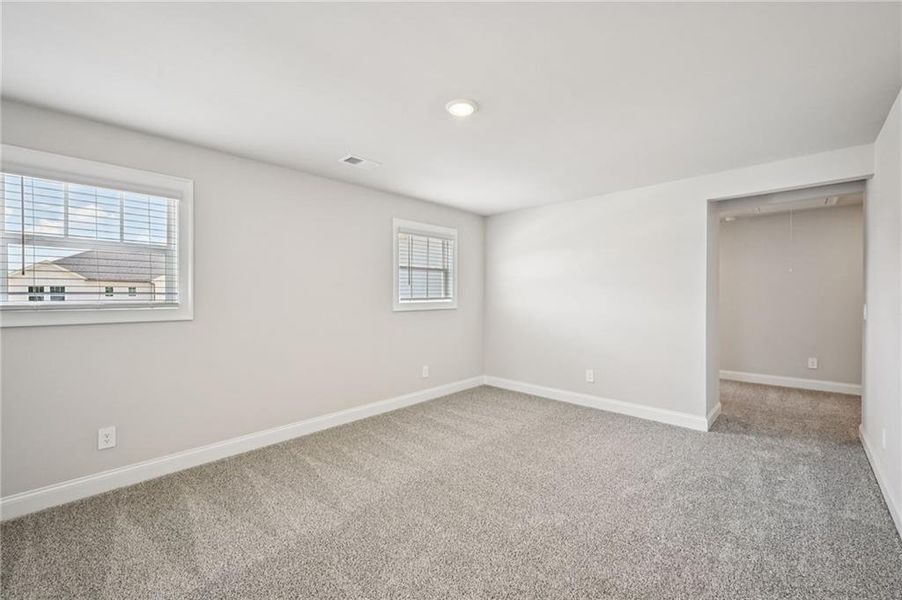 Spacious, unfurnished interior of a new home in Vines at Mill Creek - Legacy Series, Braselton (Image 34).