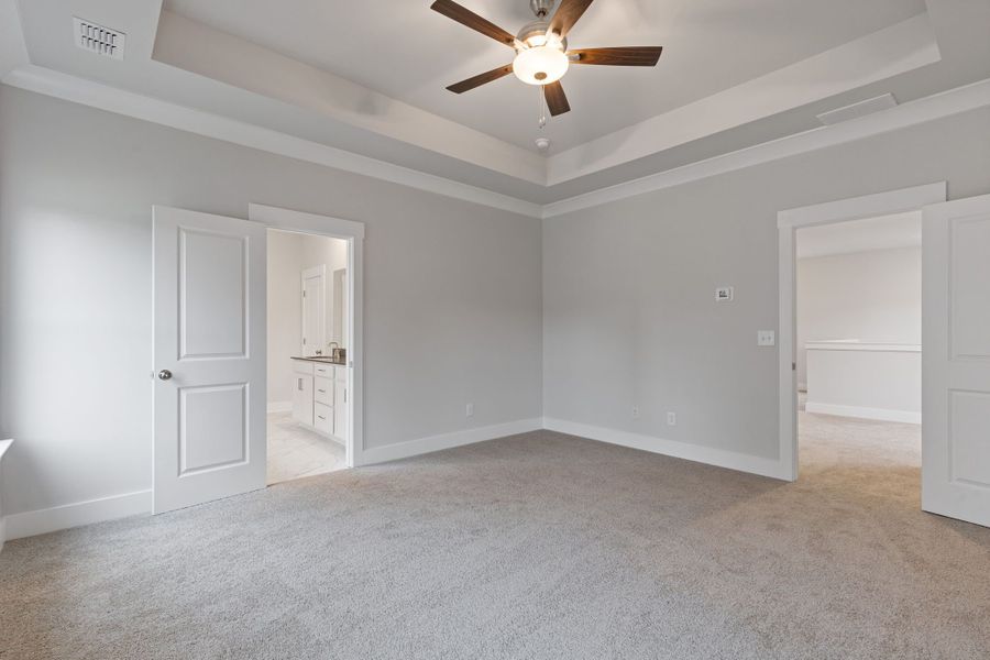 Representative unfurnished interior of a home built from the Canterbury by Crawford Creek Communities in Red Bird Manor, Jefferson (Image 52).