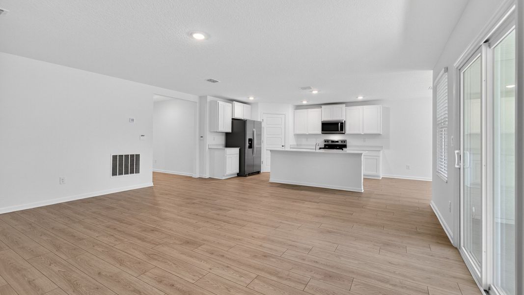 Representative unfurnished interior of a home built from the Madison by D.R. Horton in Sawmill Branch Express, Palm Coast (Image 28).