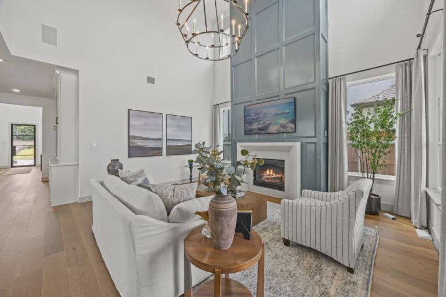 Furnished interior view inside a new home in Uptown Celina, Celina (Image 7).