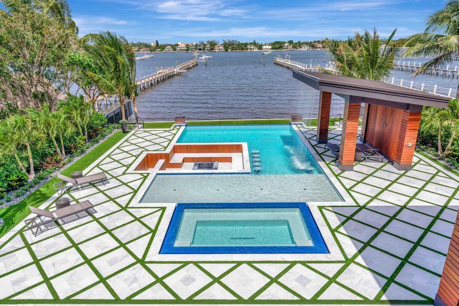 Front exterior of a new home in , Lantana, FL, highlighting curb appeal (Image 28).