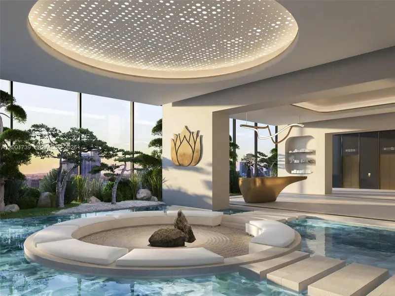 Close-up of interior finishes inside a home in , Miami (Image 4).