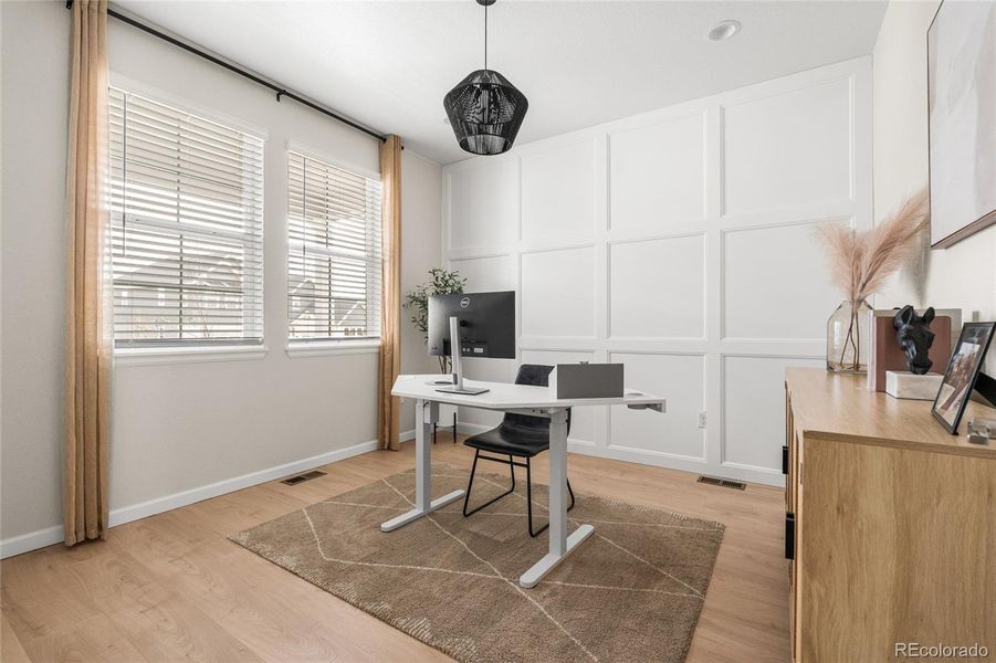 Furnished interior view inside a new home in Macanta Destination Collection, Castle Rock (Image 5). Furnished interior view inside a new home in Macanta Destination Collection, Castle Rock (Image 5).