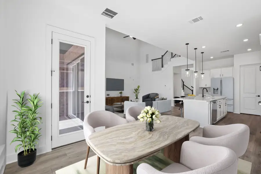 Representative furnished interior of a home built from the Anderson by Taylor Morrison in Easton Park, Austin (Image 9).