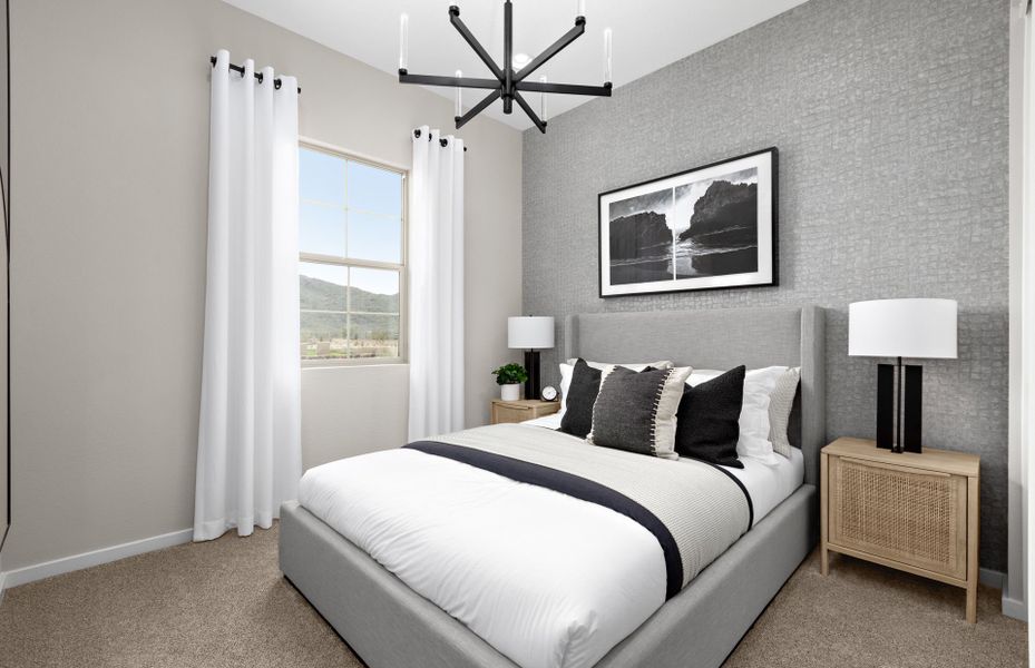 Representative furnished interior of a home built from the Verbena by Pulte Homes in Regent Hills - Meadow Series, Buckeye (Image 11).