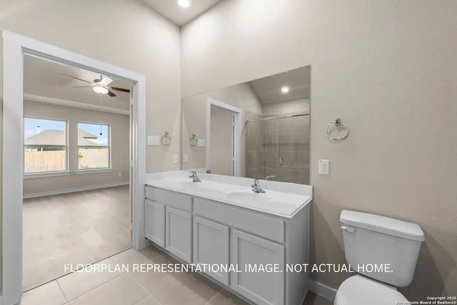 Furnished interior view inside a new home in Agave, San Antonio (Image 12).