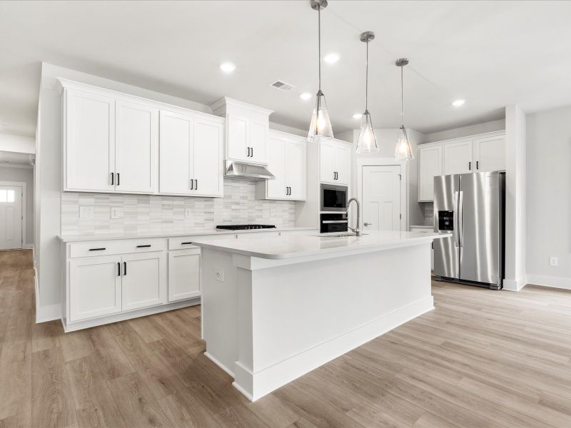 Furnished interior view inside a new home in Cedar Shoals - Signature Collection, Piedmont (Image 3).