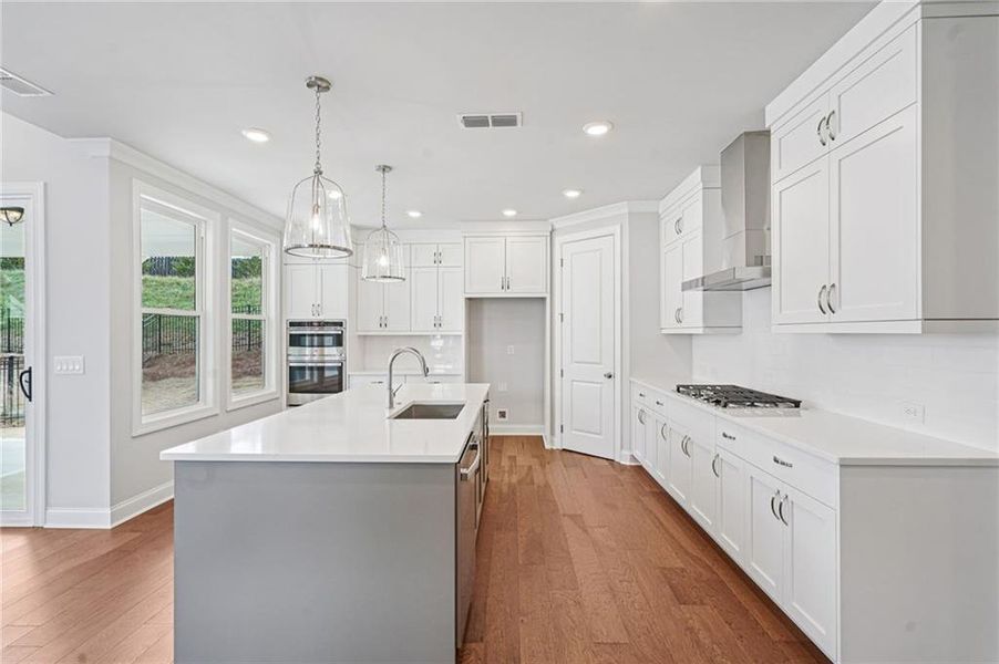 Furnished interior view inside a new home in Promenade at Sawnee Village, Cumming (Image 4).