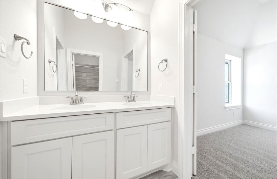 Furnished interior view inside a new home in Artavia 70′, Conroe (Image 8).