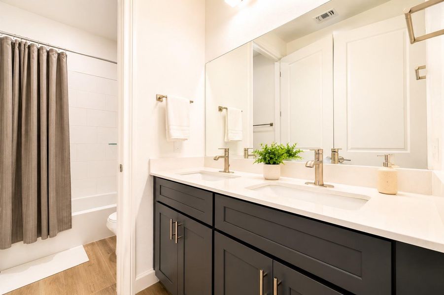 Secondary bathroom