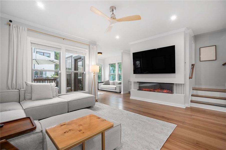 Furnished interior view inside a new home in Parkside at Mason Mill, Decatur (Image 8).