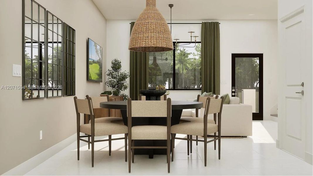 Furnished interior view inside a new home in Altessa at Wilton Manors, Wilton Manors (Image 10).