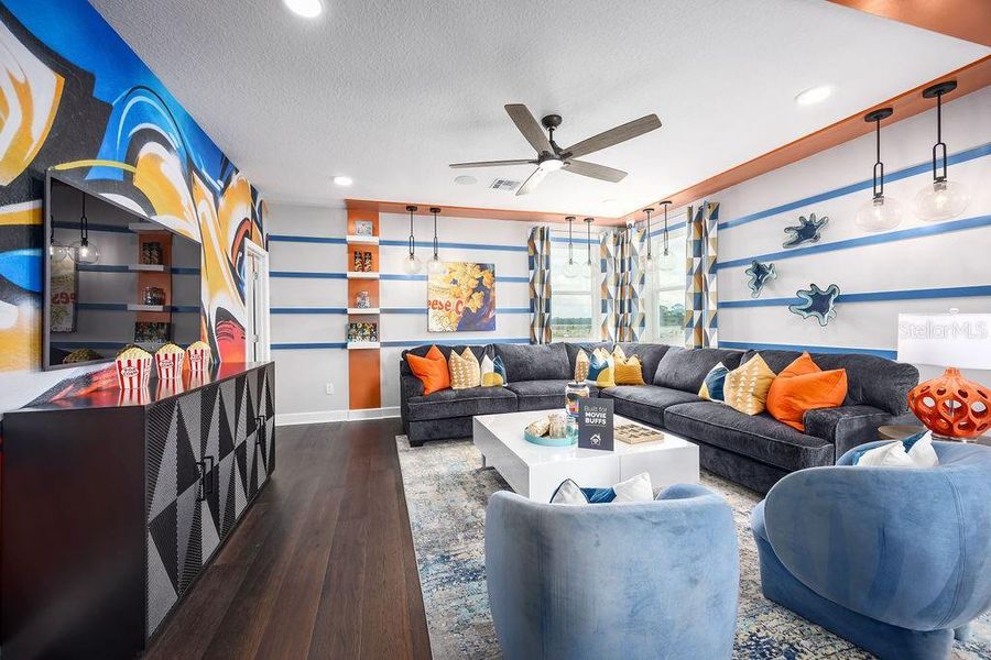 Furnished interior view inside a new home in Center Lake on the Park, St. Cloud (Image 8). Furnished interior view inside a new home in Center Lake on the Park, St. Cloud (Image 8).