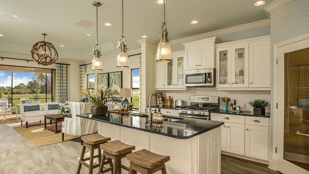 Representative furnished interior of a home built from the Tidewinds by Neal Communities in Boca Royale Golf & Country Club Real Estate and Homes for Sale in Englewood, FL - Neal Communities, Englewood (Image 6). Representative furnished interior of a home built from the Tidewinds by Neal Communities in Boca Royale Golf & Country Club Real Estate and Homes for Sale in Englewood, FL - Neal Communities, Englewood (Image 6).