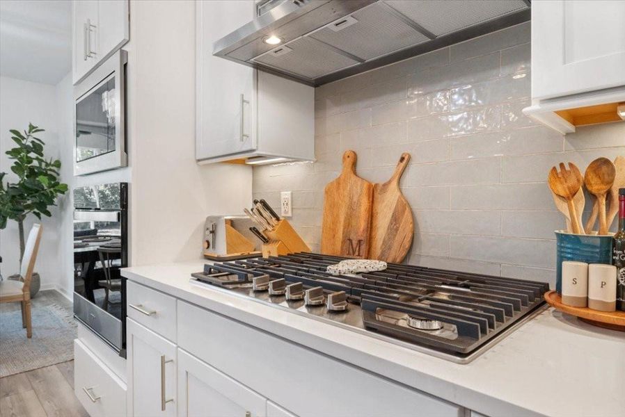 Kitchen View, Gas Stove
