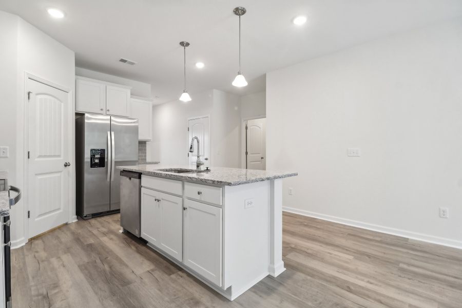 Representative furnished interior of a home built from the Kingston ll by Great Southern Homes in Portrait Hills, Aiken (Image 8).