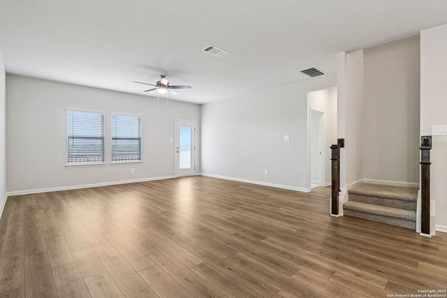 Spacious, unfurnished interior of a new home in Sagebrooke - Premier Series, San Antonio (Image 33). Spacious, unfurnished interior of a new home in Sagebrooke - Premier Series, San Antonio (Image 33).