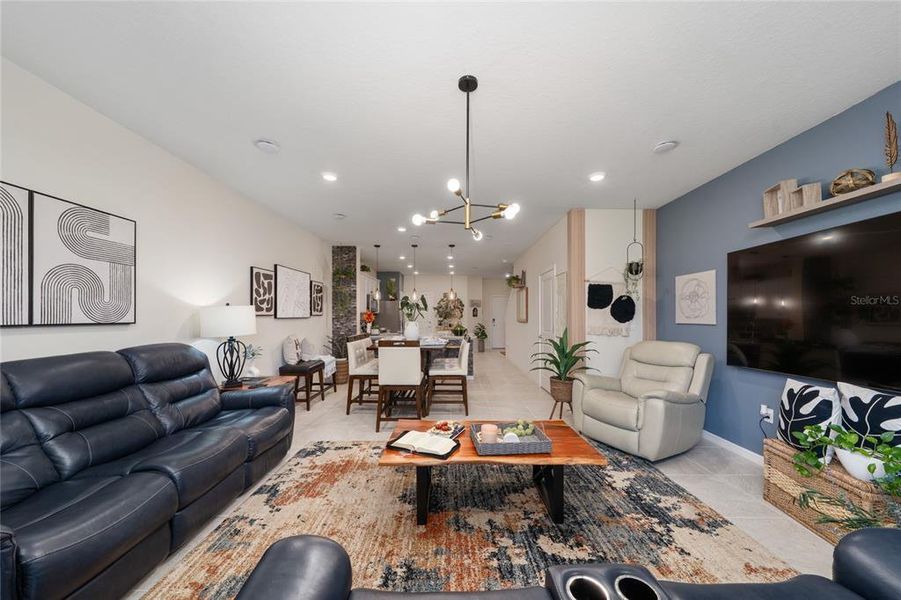 Furnished interior view inside a new home in , Davenport (Image 20).